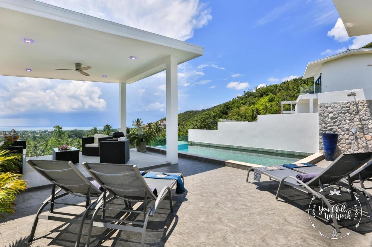 Azur Luxurious Villa 4 BR Ocean View Strand von Chaweng Exterior foto