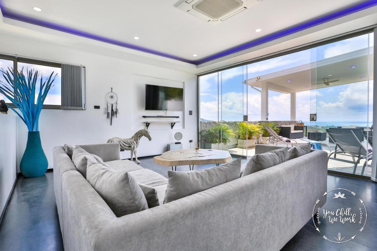 Azur Luxurious Villa 4 BR Ocean View Strand von Chaweng Exterior foto